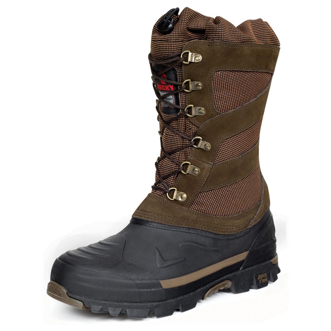 Men&#39;s Rocky® 12&quot; Jasper Xtreme Boots, Brown - 166547, Winter & Snow Boots at Sportsman&#39;s Guide