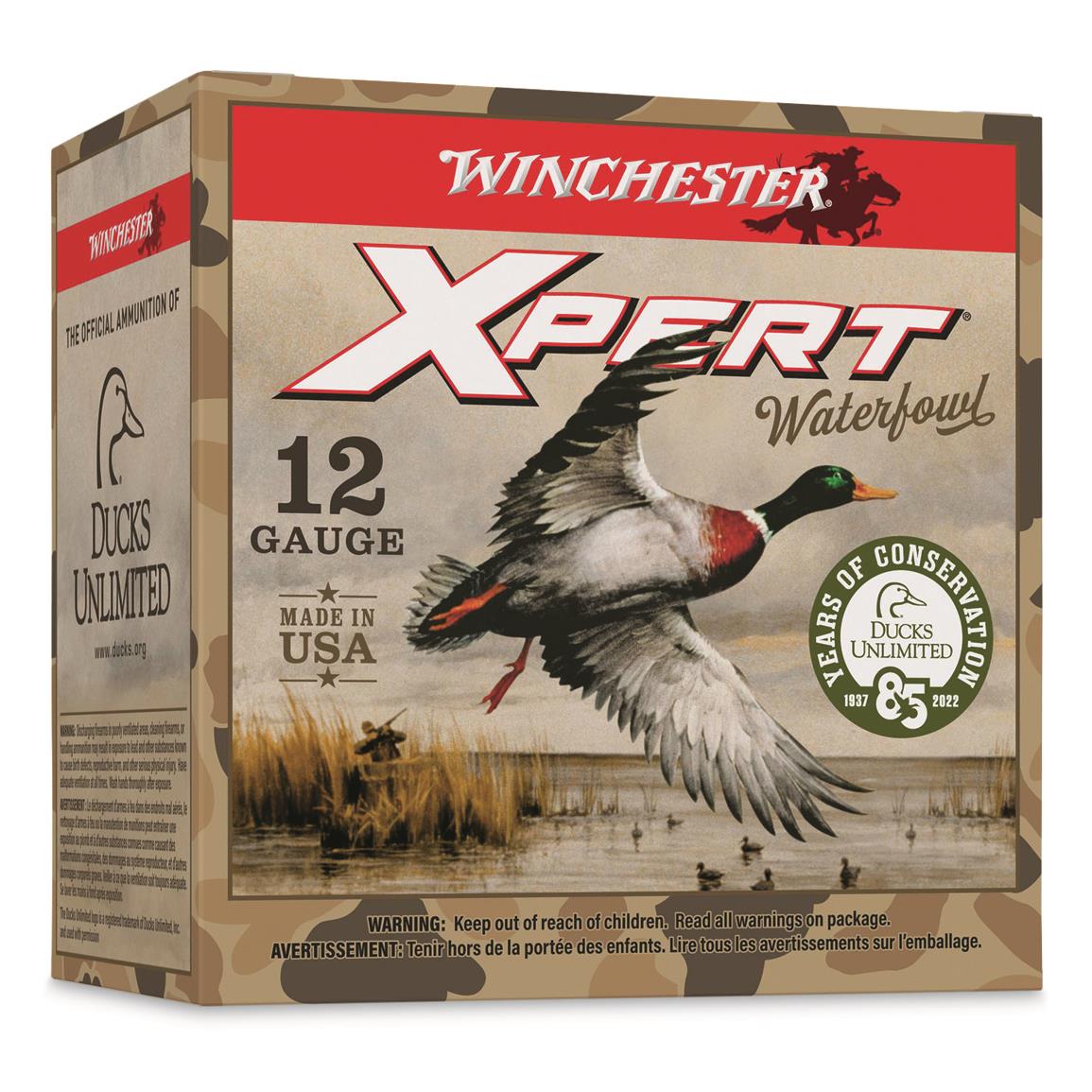Winchester Super X Xpert High-Velocity Steel Waterfowl, 12 Gauge, 3", 1-1/4 oz., 25 Rounds