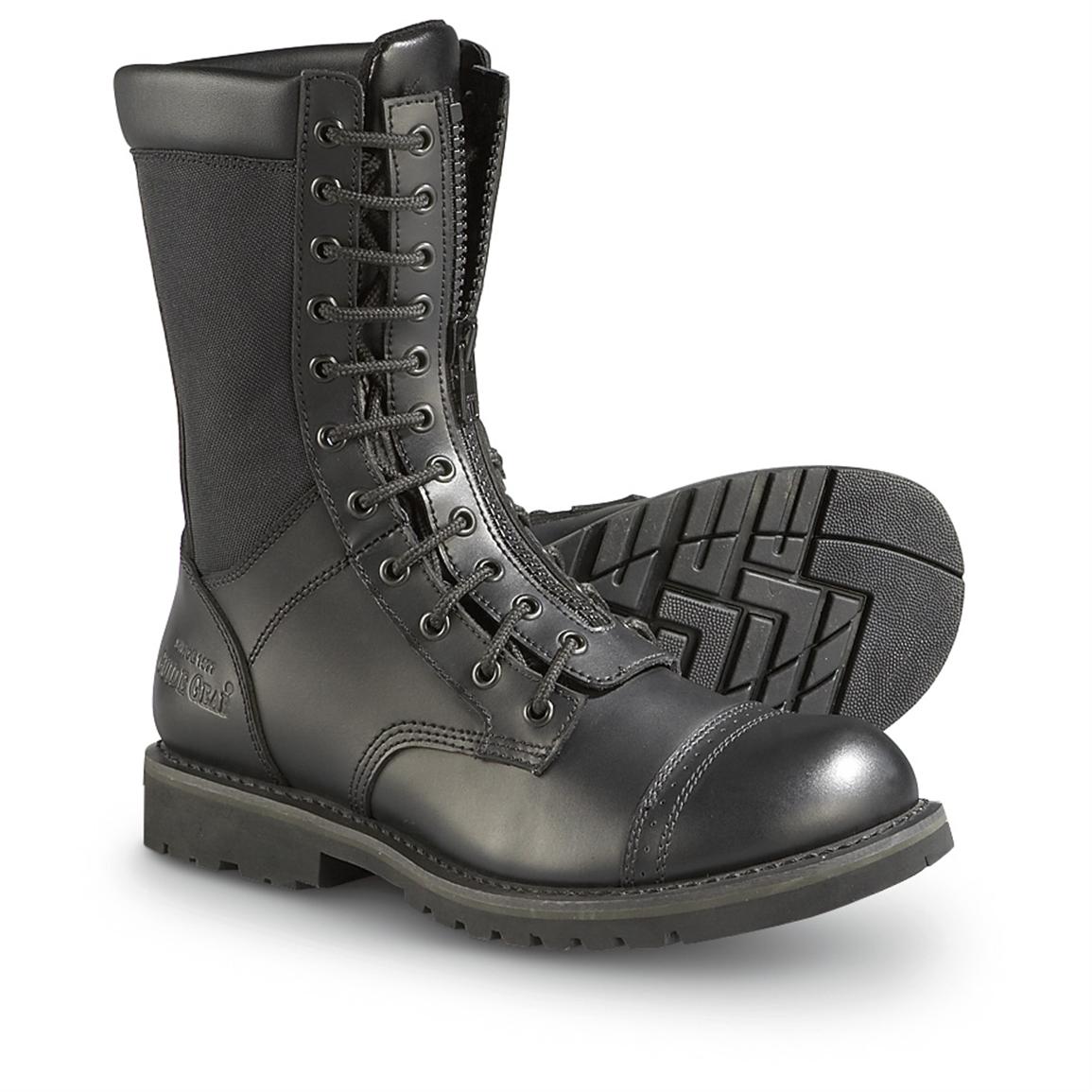 Men's Guide Gear® Uniform Boots, Black - 166835, Combat & Tactical ...