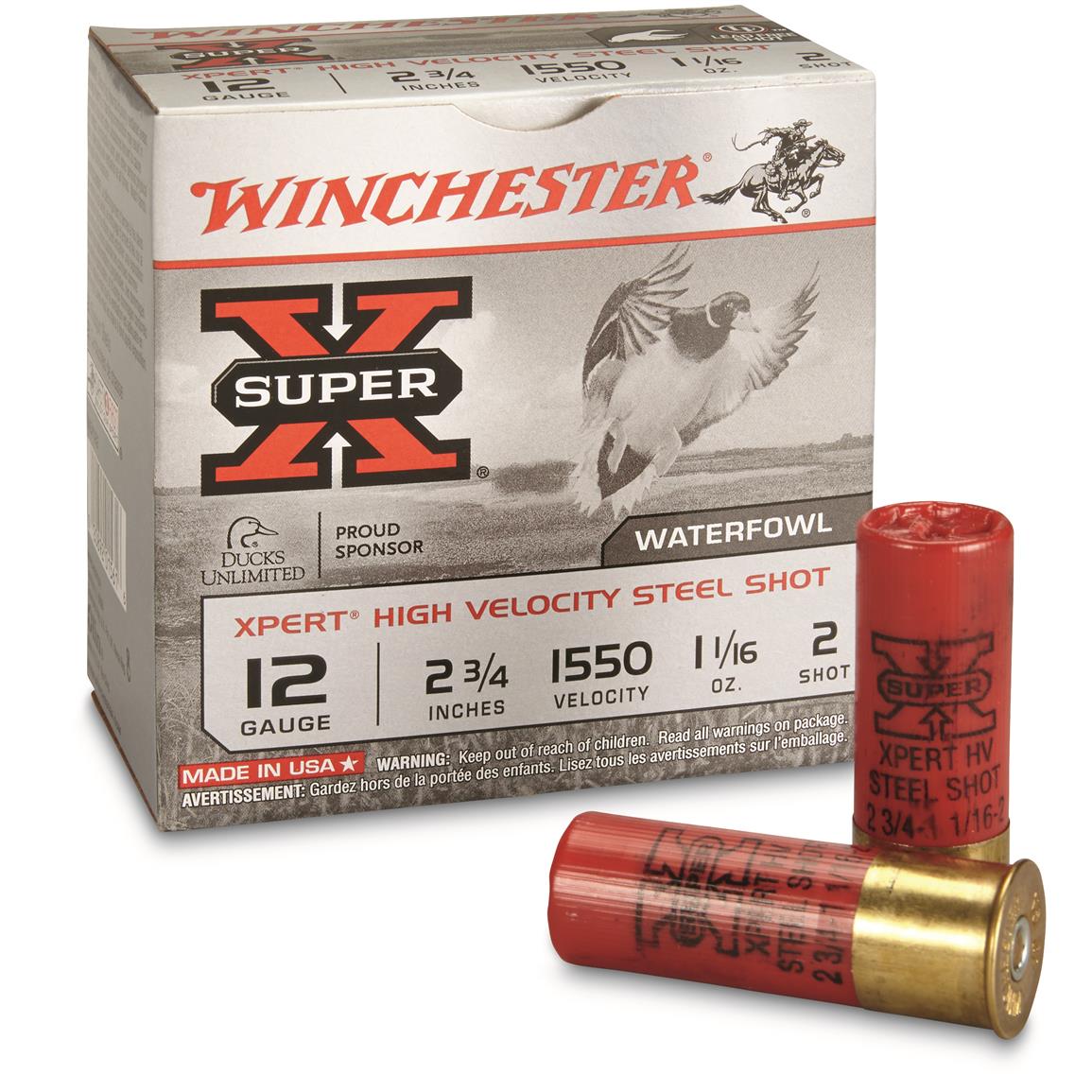 Winchester Super X 12 Gauge 2 3 4 1 1 16 Oz Waterfowl XPert High 