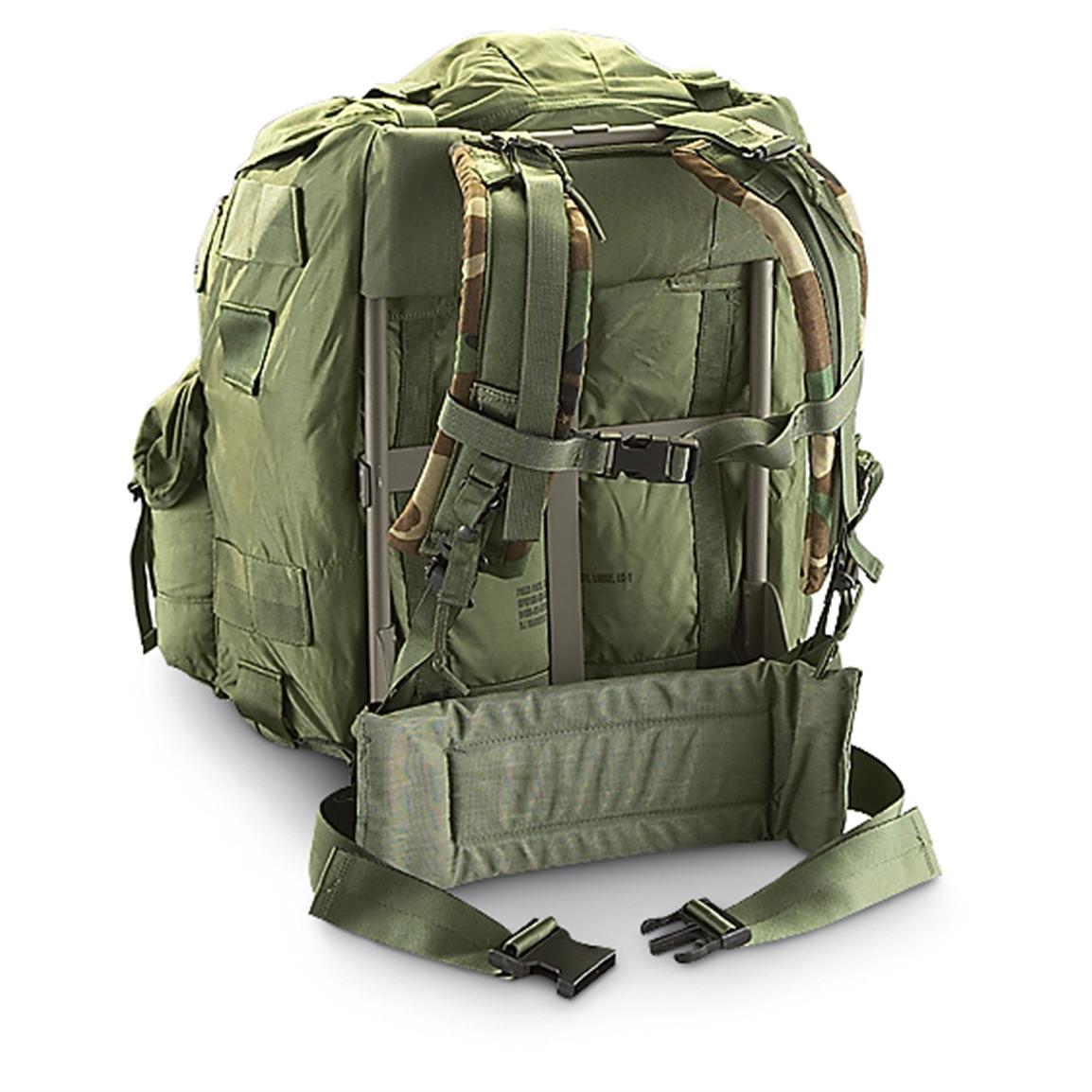New U.S. Military Large A.L.I.C.E. Pack with Metal Frame, Camo - 167398 ...