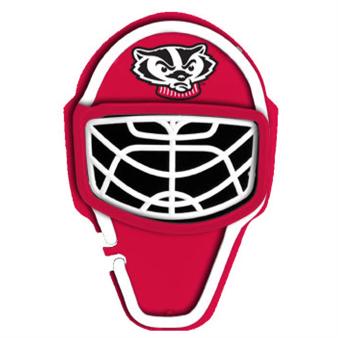 PTC International, Inc. NCAA Neon Hockey Goalie Mask 167411, Sports