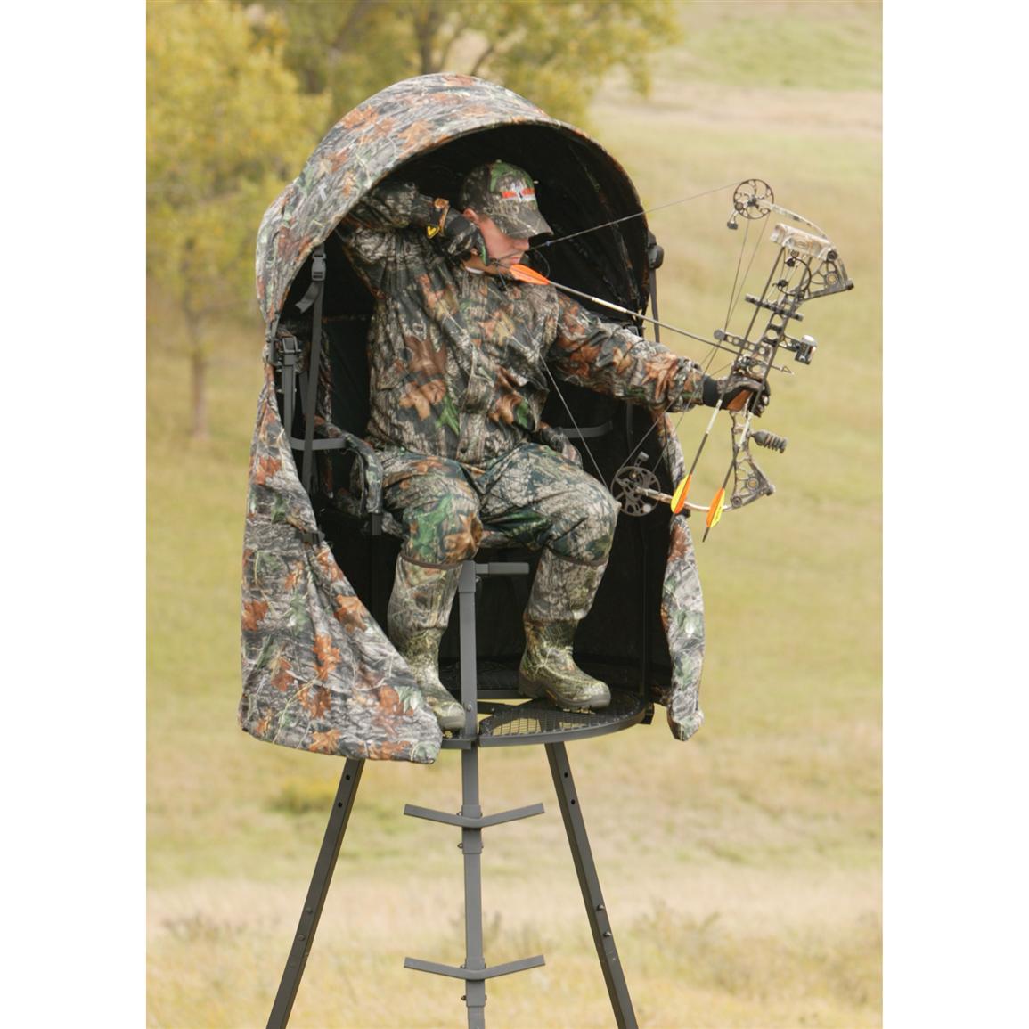The Cover All Blind From Big Game Treestands 167470 Tree
