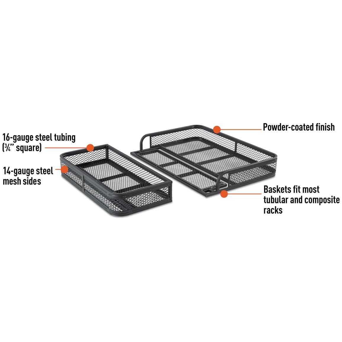 wald rear twin carrier basket