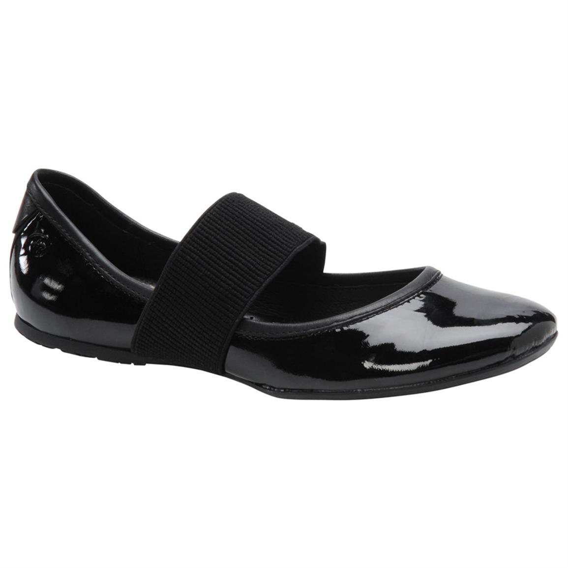 born black patent leather shoes