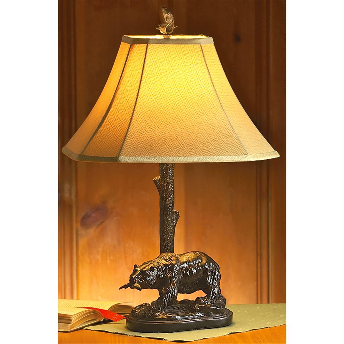 Wildlife Table Lamp 168292 Lighting At Sportsman S Guide   168292 Ts 