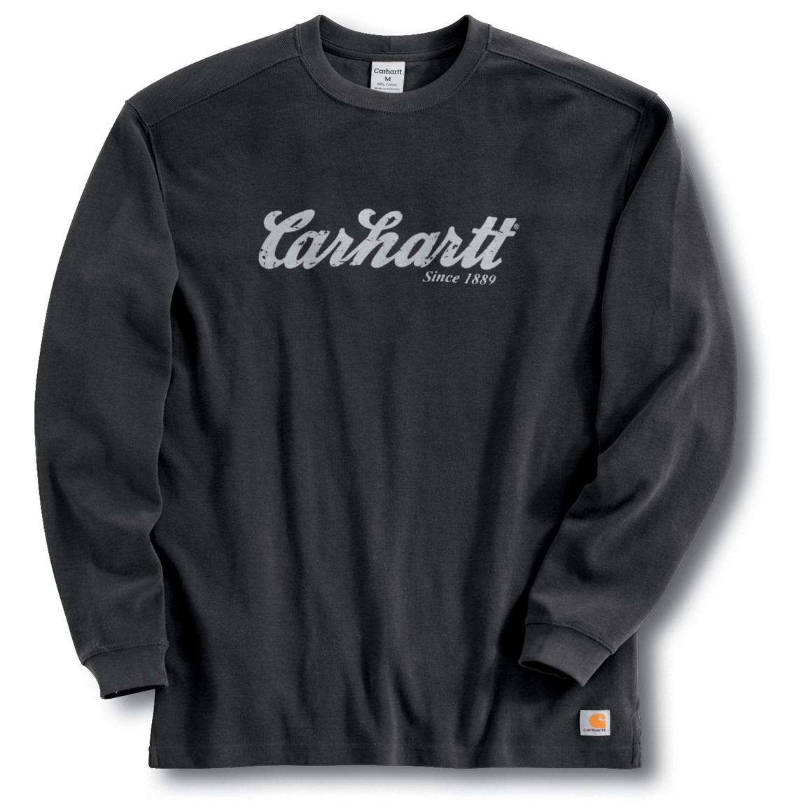 Carhartt® Long Sleeve Texture Knit T - Shirt - 169971, T-Shirts at ...