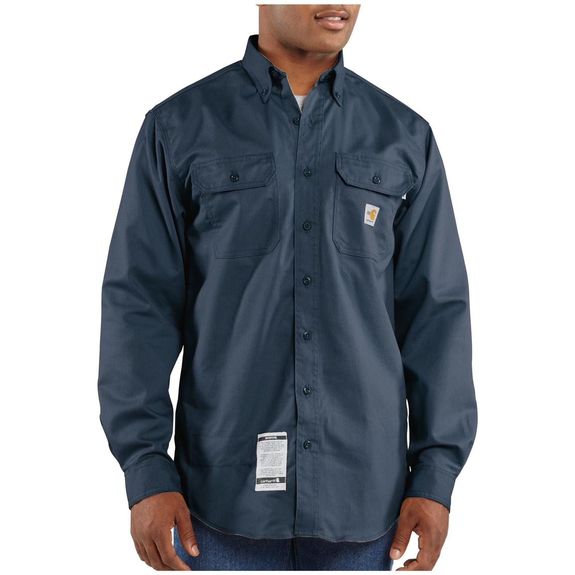 Carhartt® Flame - resistant Twill Shirt - 169981, Shirts & Polos at ...