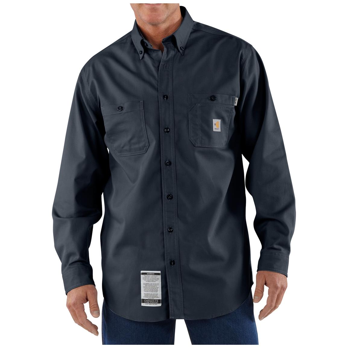 Carhartt® Flame - resistant Lightweight Twill Tradesmen Shirt - 169983 ...