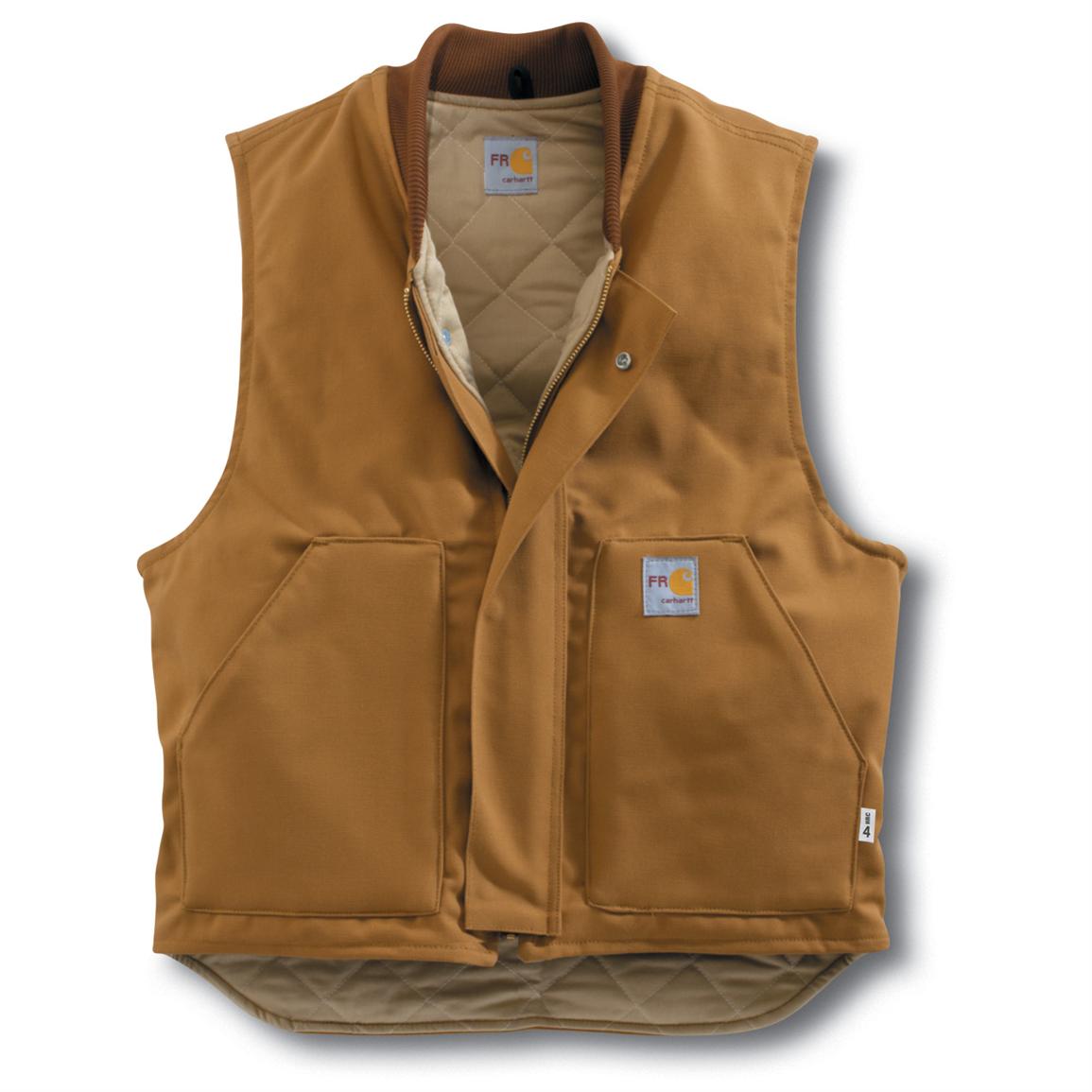 Carhartt® Flame - resistant Duck Vest - 169987, Vests at Sportsman&#39;s Guide