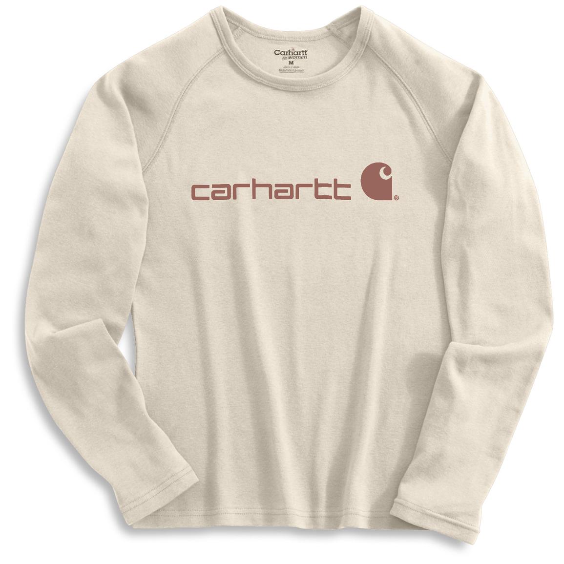 Women's Carhartt® Long Sleeve Signature T - Shirt - 170009, Shirts ...