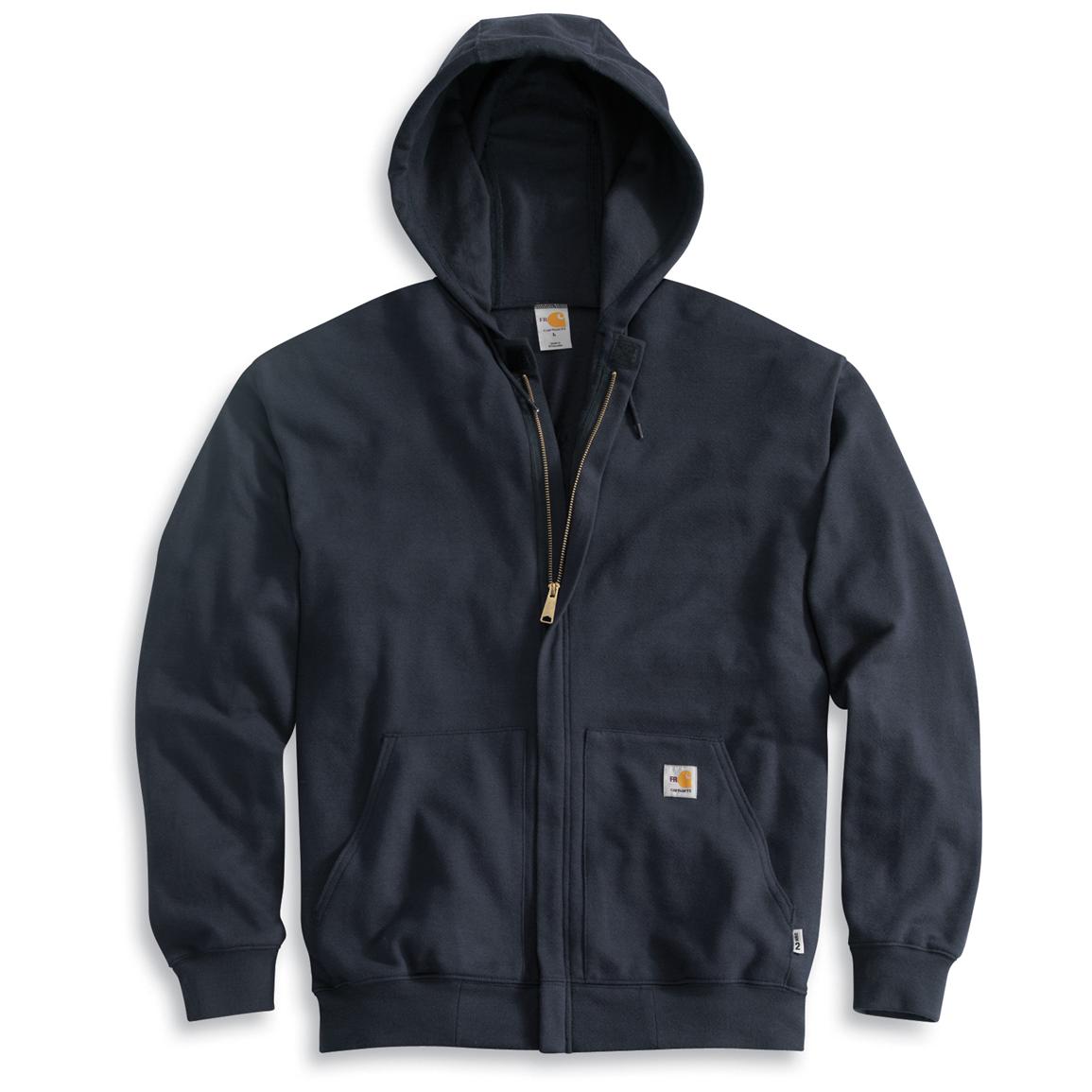 Men's Carhartt® Flame - resistant Hooded Zip - front Sweatshirt ...