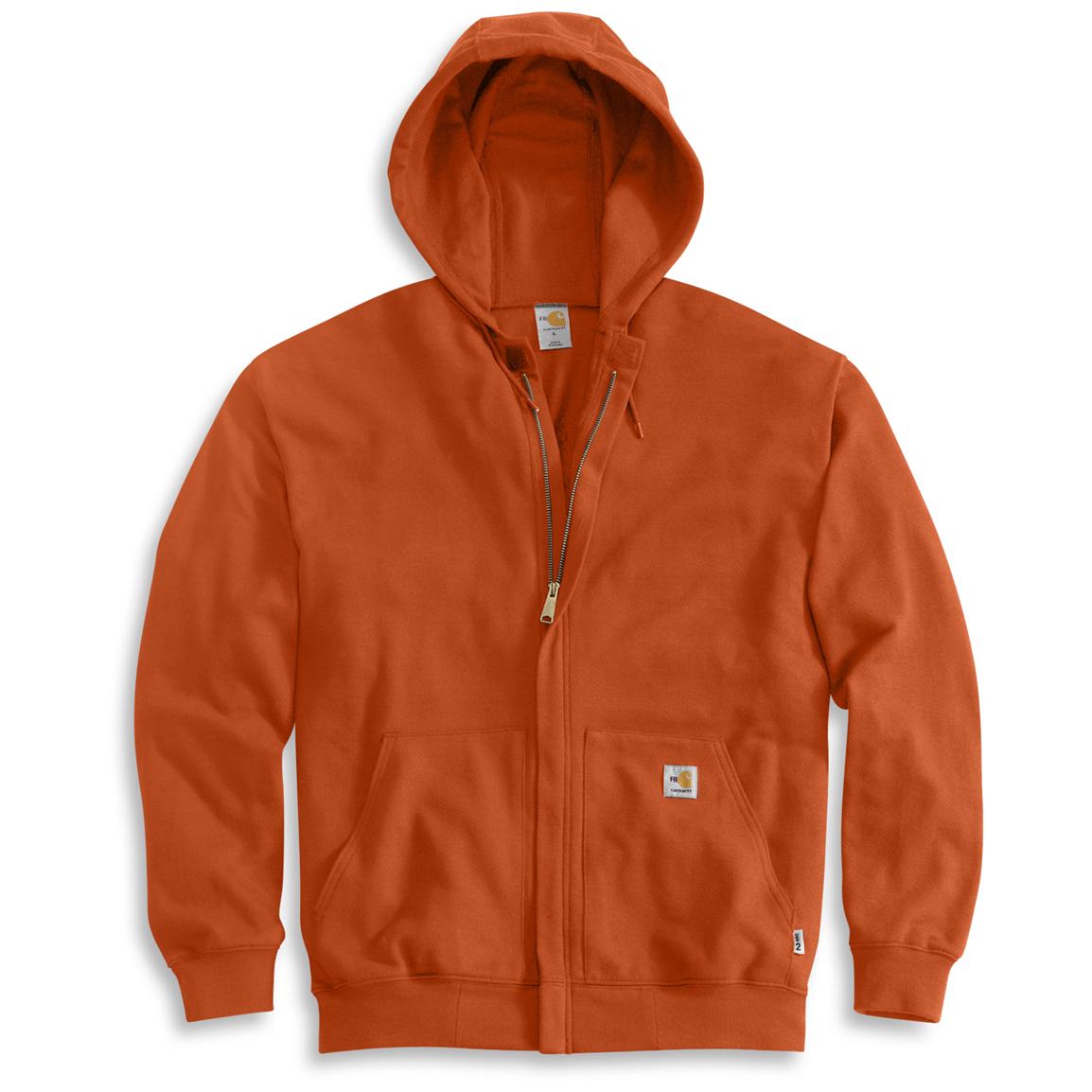 Men's Carhartt® Flame - resistant Hooded Zip - front Sweatshirt ...