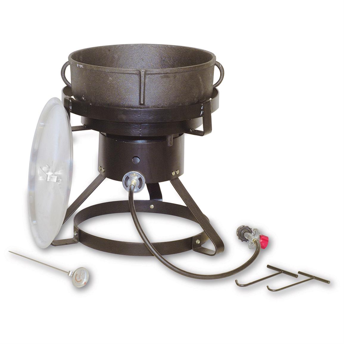 King Kooker® 17 1/2" Outdoor Propane Cooker with 5-Gallon Cast Iron Pot