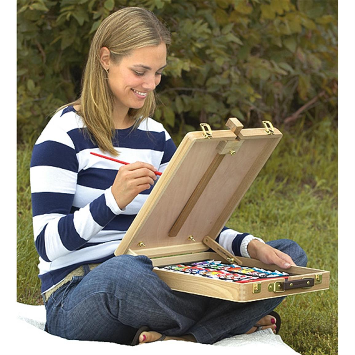 102 Pc. Royal Brush™ Wooden Easel and Art Set 183164, Toys at