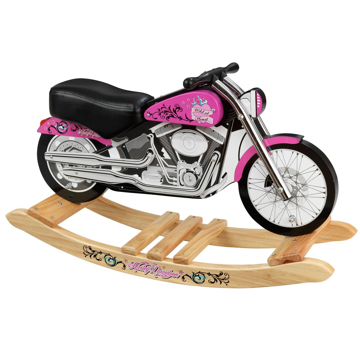 KidKraft® Harley Davidson® Pink Softail® Rocker 170668, Riding Toys