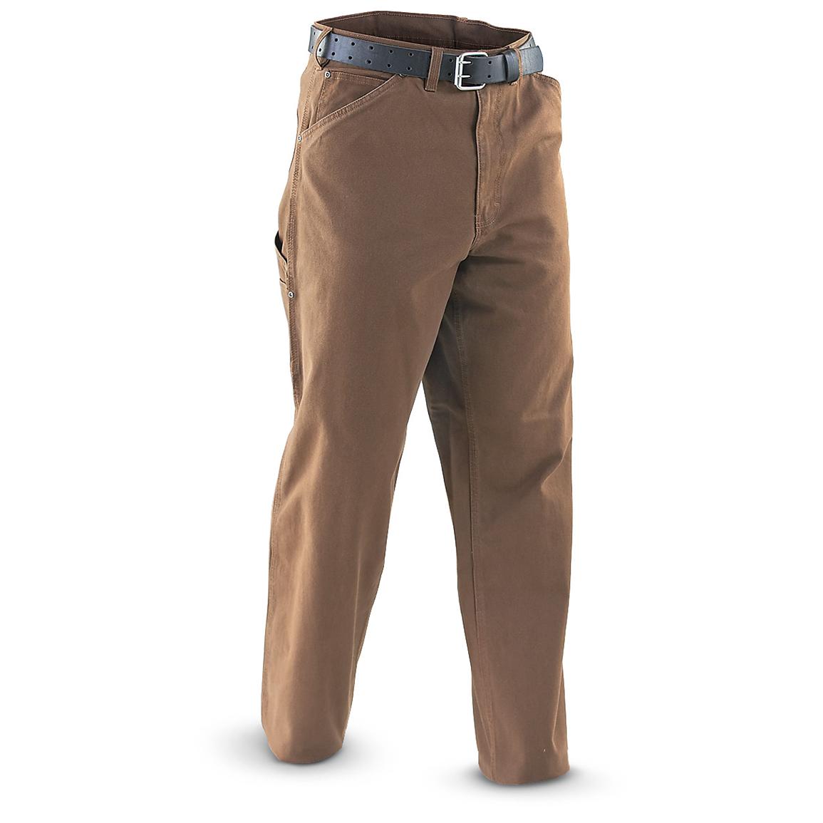 green carpenter pants