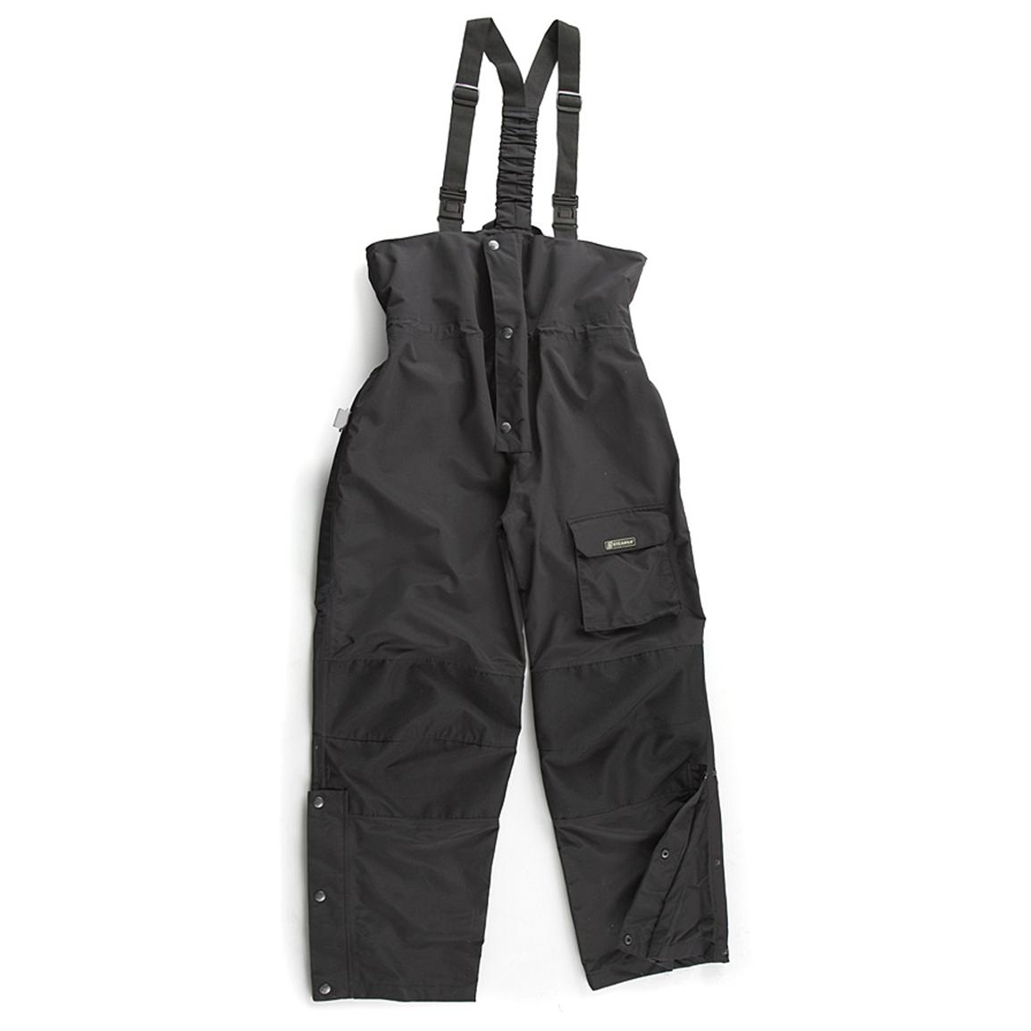 Stearns® Tractel Rain Bibs, Black 172126, Rain Jackets & Rain Gear at