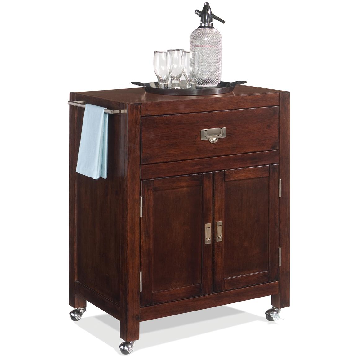 Home Styles City Chic Small Kitchen Cart Espresso 172175