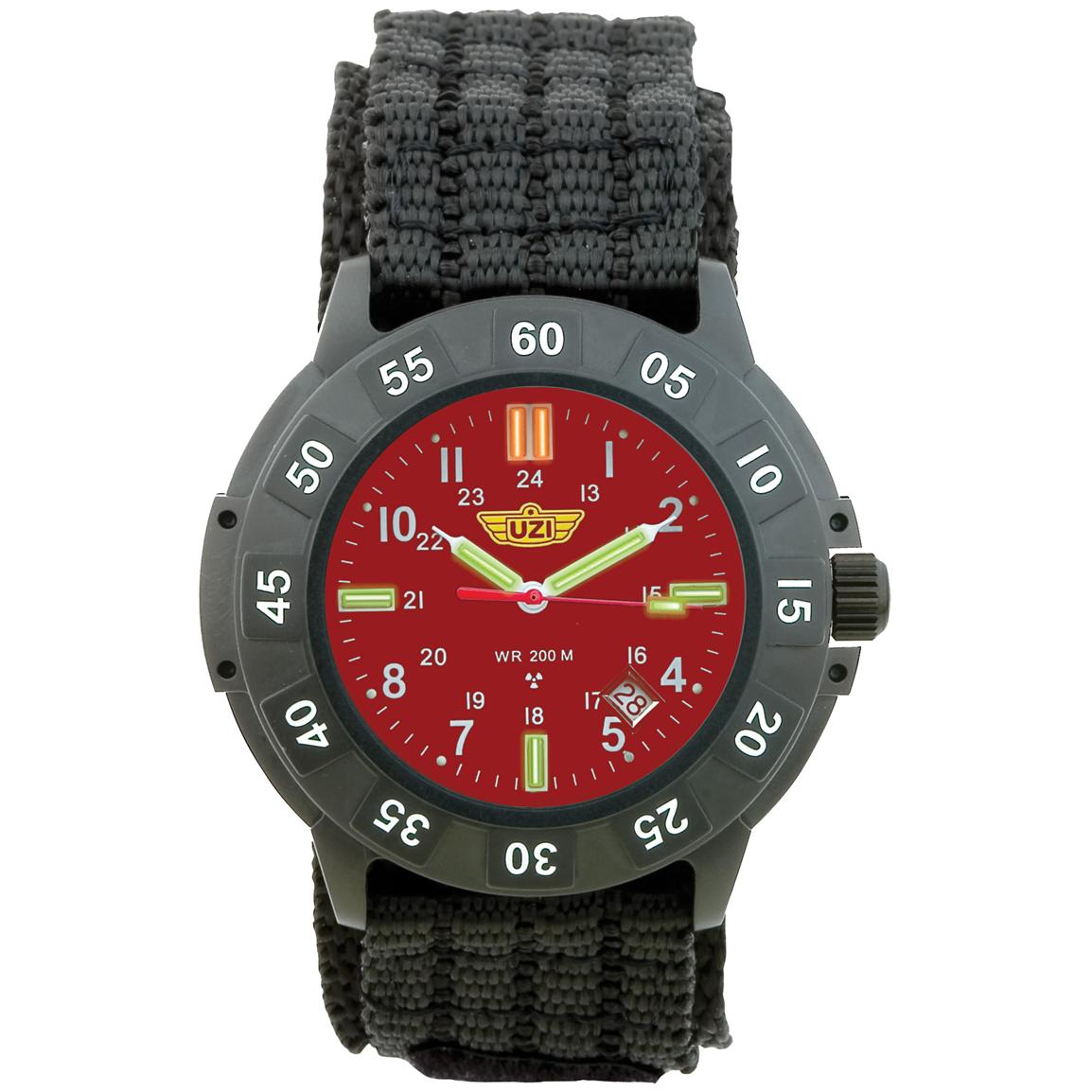 Uzi® Protector Tritium Watch with Nylon Strap - 172236, Watches at ...
