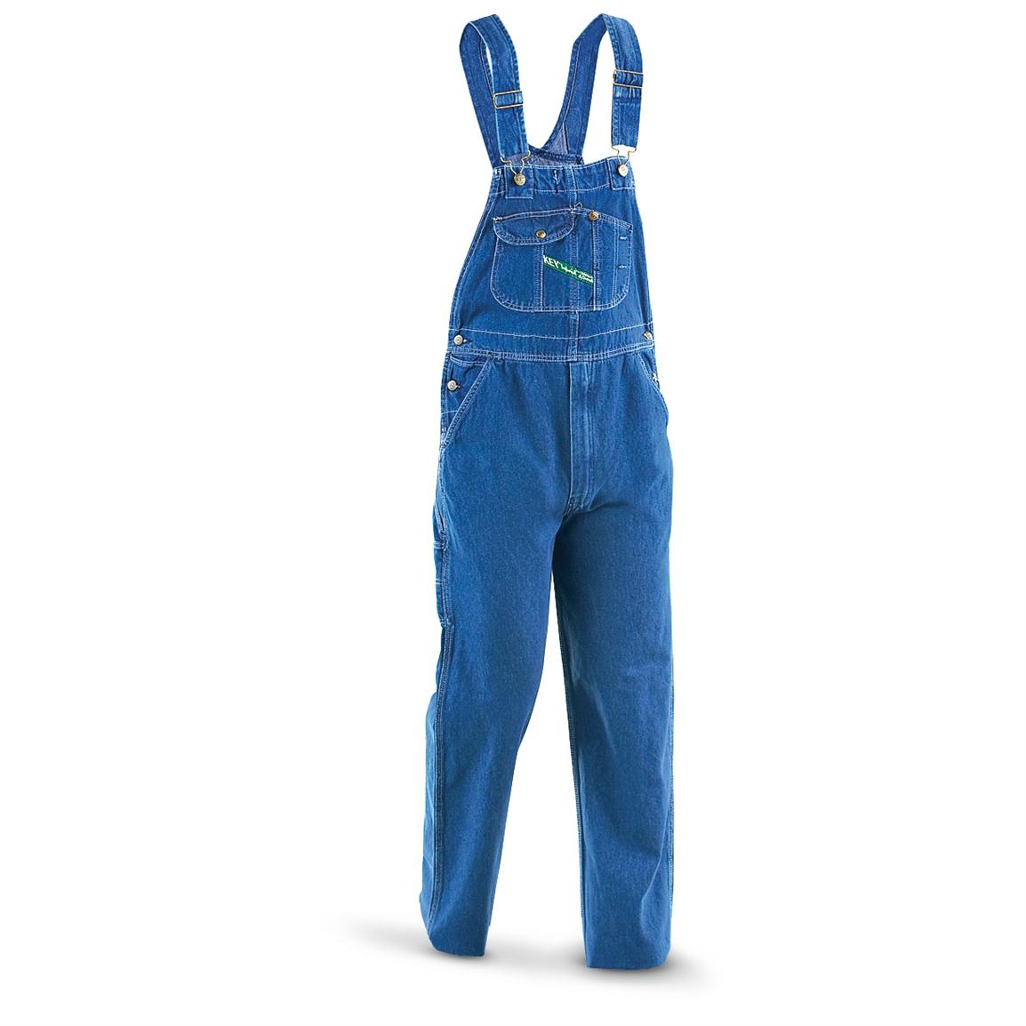 32" Inseam Key® High back Denim Overalls 172367, Overalls