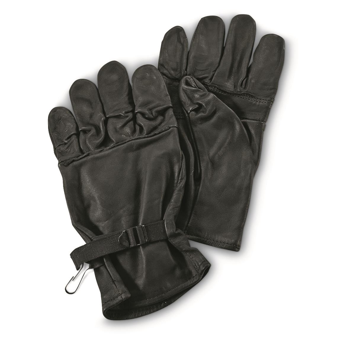 U.S. Military Style D3A Gloves, Black