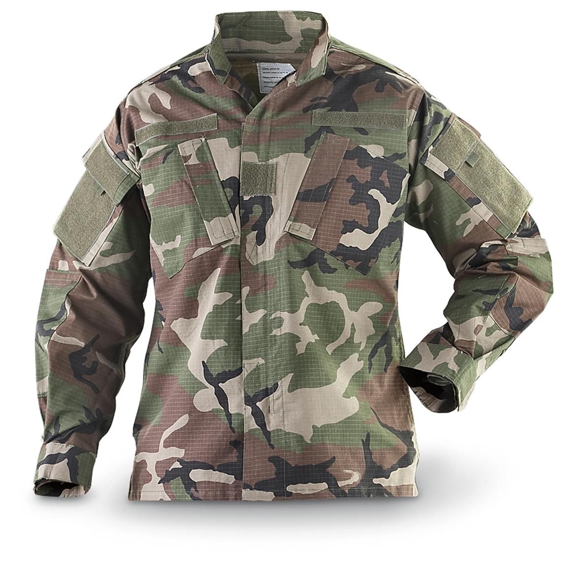 ACU - style BDU Jacket, CCE Camo - 173003, Uninsulated Jackets & Coats ...