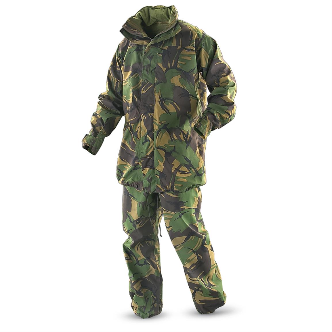 Used British Military GORE TEX® Suit, Disruptive Pattern Material