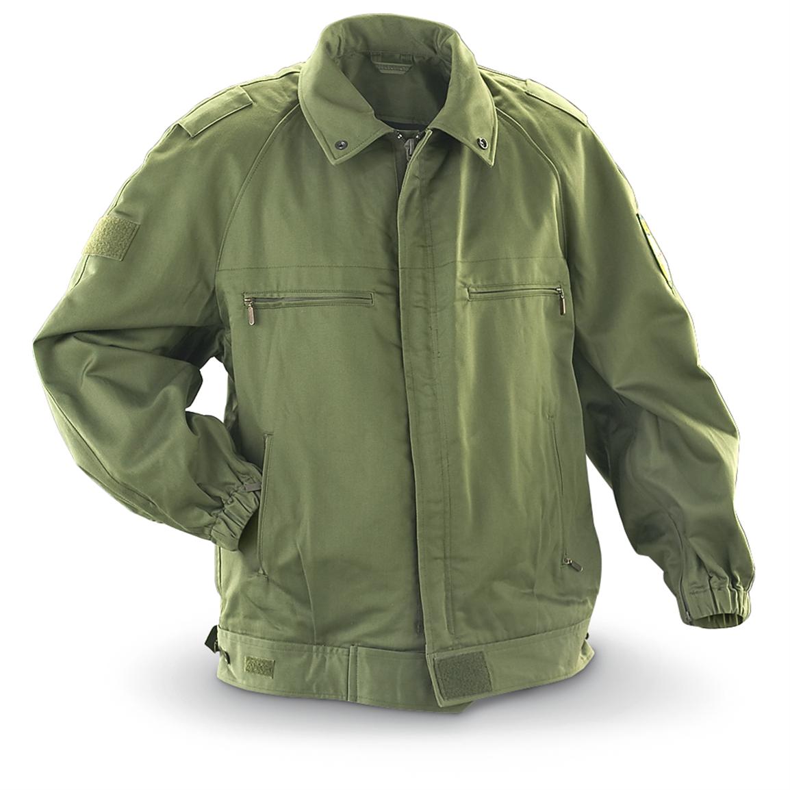 New German Military Police Riot Jacket, Olive Drab - 173079 ...