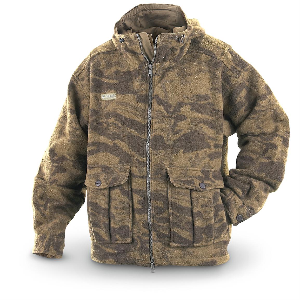 Columbia™ Monarch Pass™ Hooded Jacket, Brown Camo - 173606, Camo ...