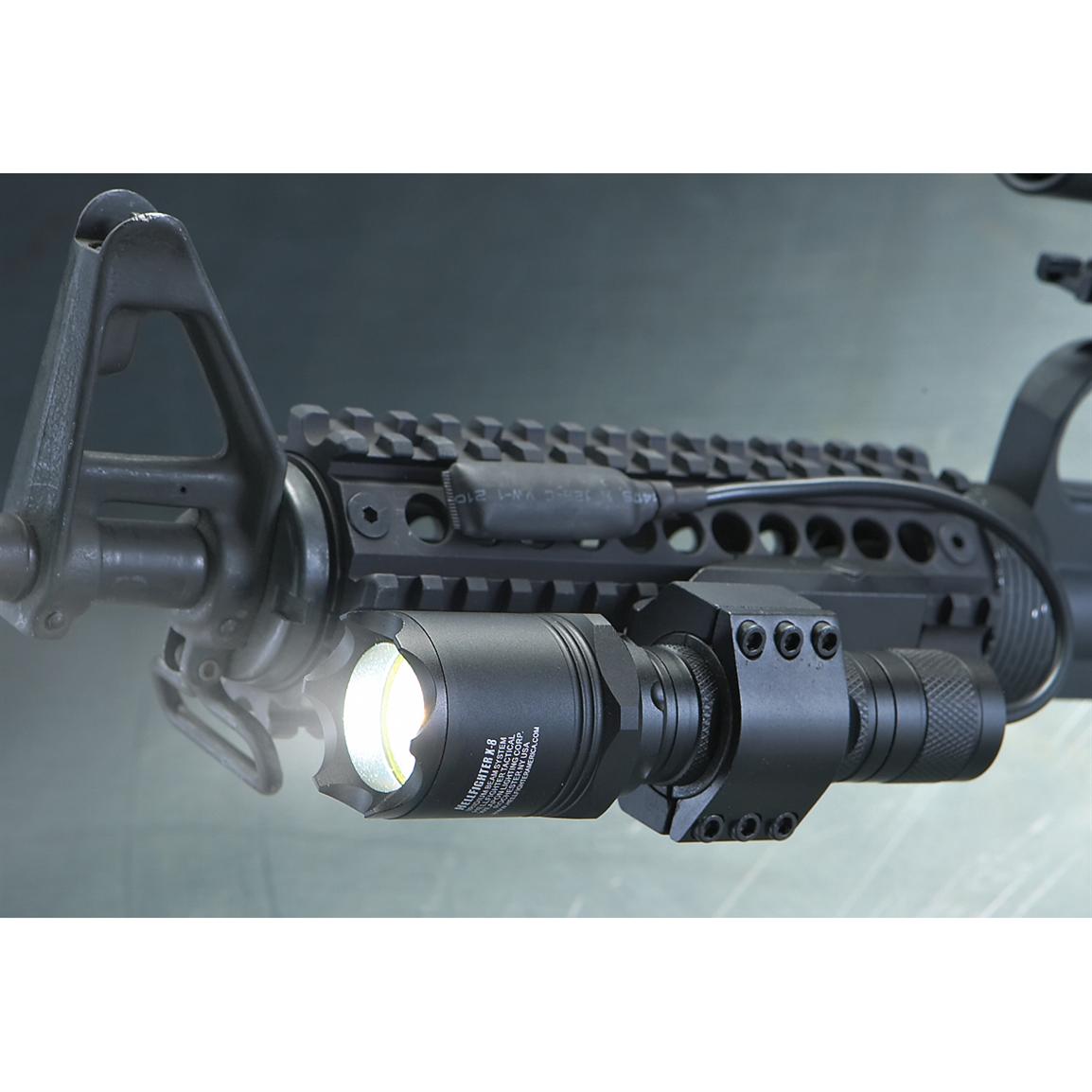 HellFighter™ X 8 Tactical Gun mountable Light Kit with Mount