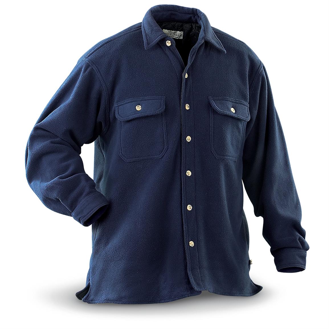Moose Creek® Quilted Fleece Shirt - 174284, Shirts at Sportsman's Guide