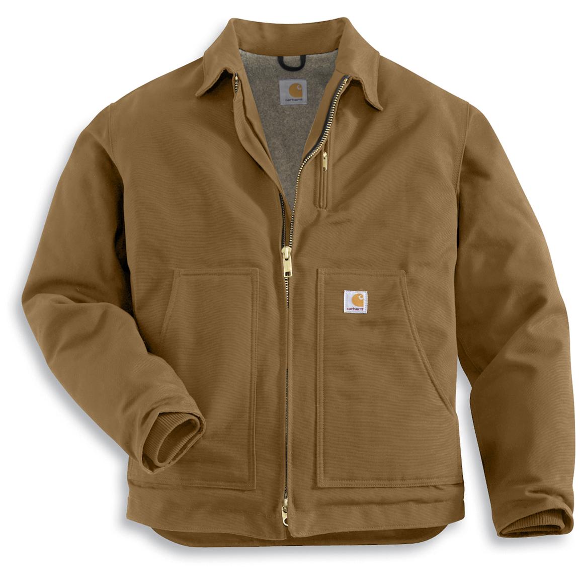 Carhartt® Sherpa - Lined Duck Ridge Jacket, Regular - 174301, Insulated ...