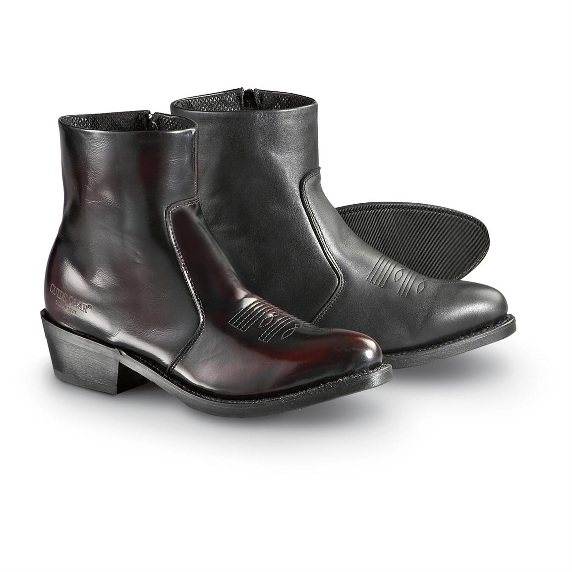 zip up western boots