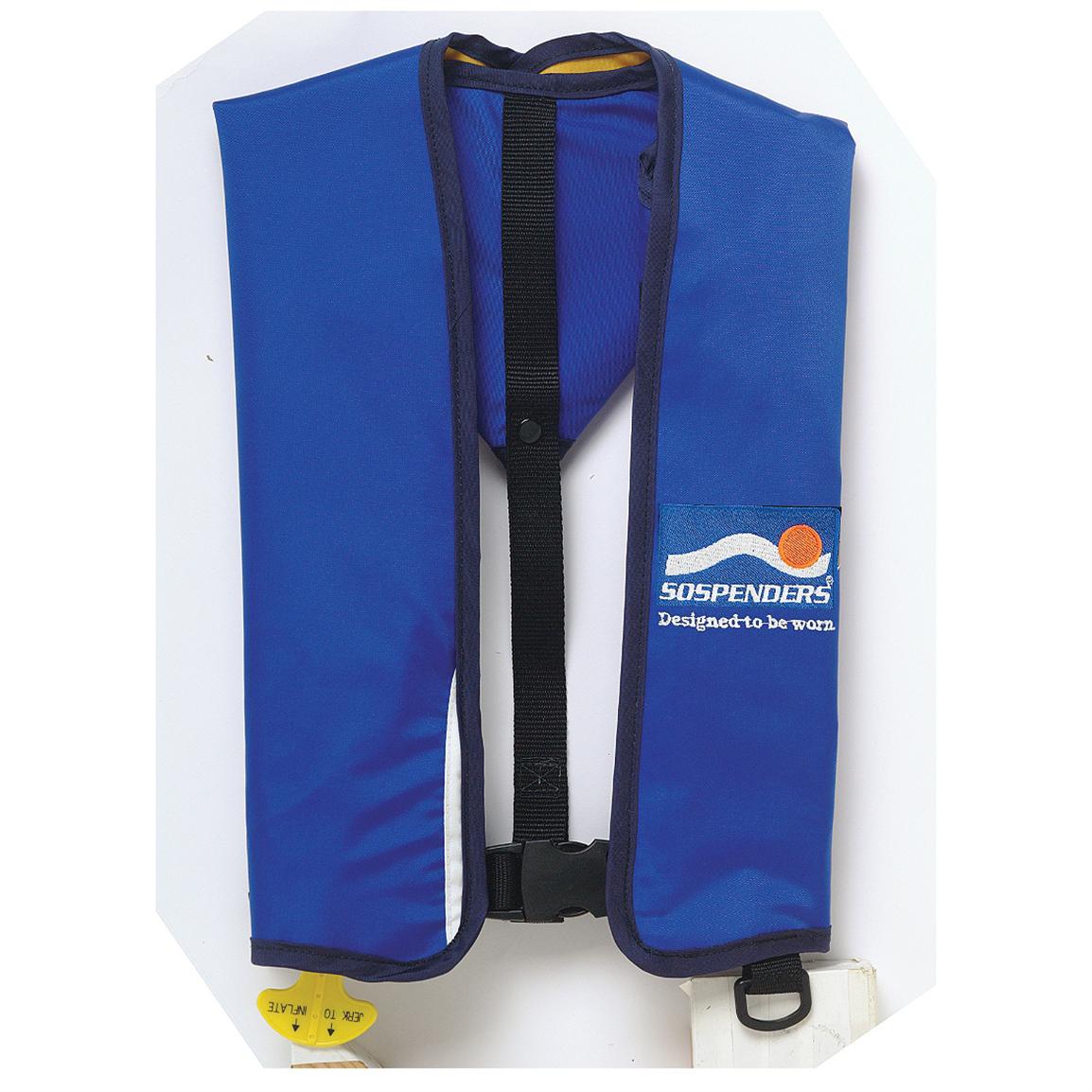 sospenders inflatable life vest