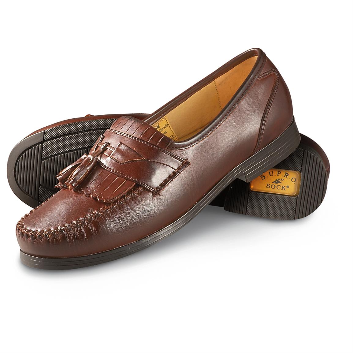 Men's Deer Stags® Paul Kiltie Tassel Shoes, Maple - 174962, Dress Shoes ...