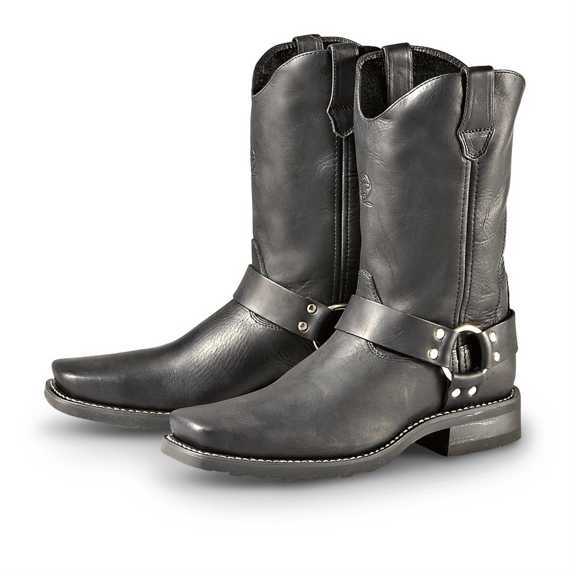 Men's Durango Boot® Snip - toe Harness Boots, Black - 175148 ...