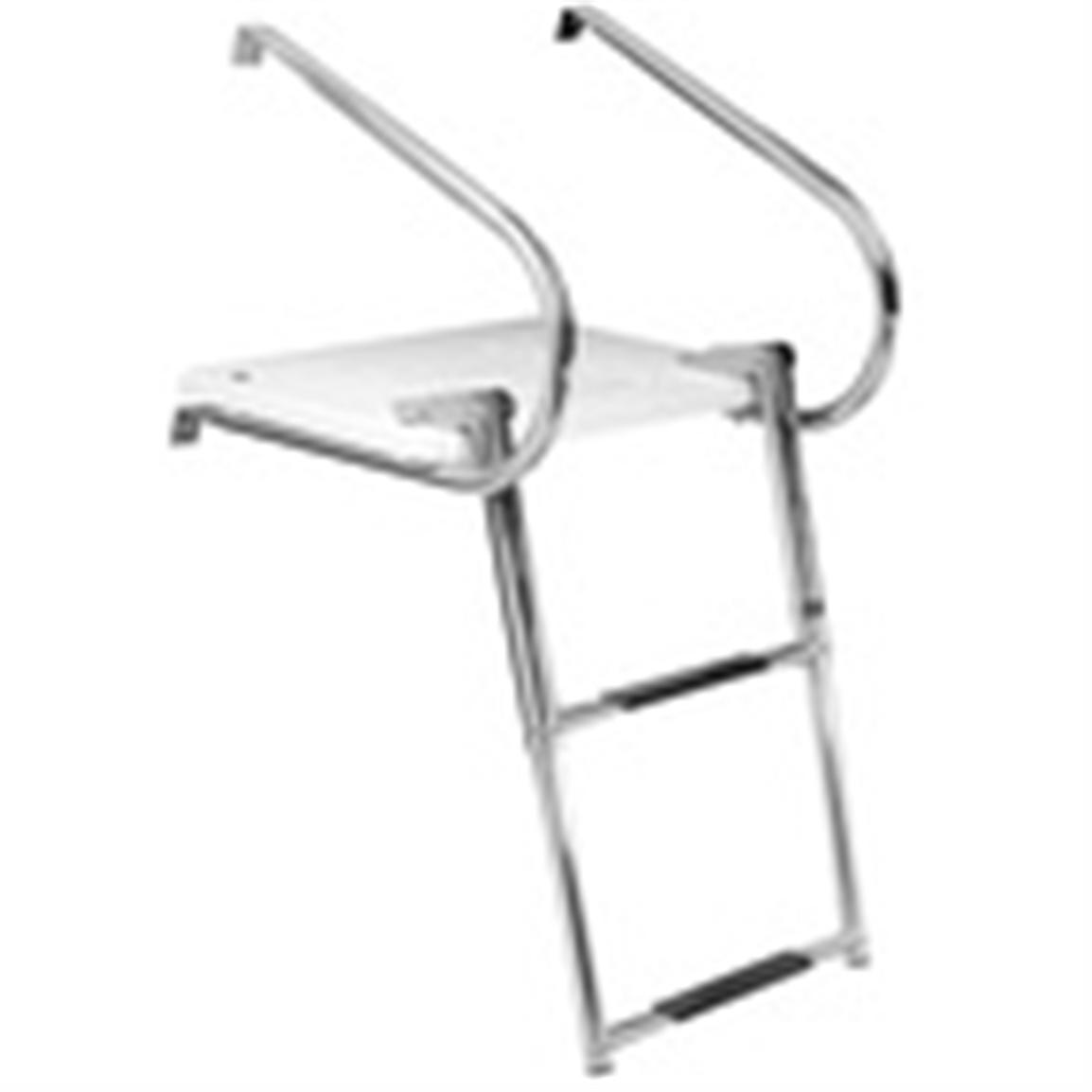 SeaChoice® 2 Step Outboard / Inboard Swim Platform 175176, Boat