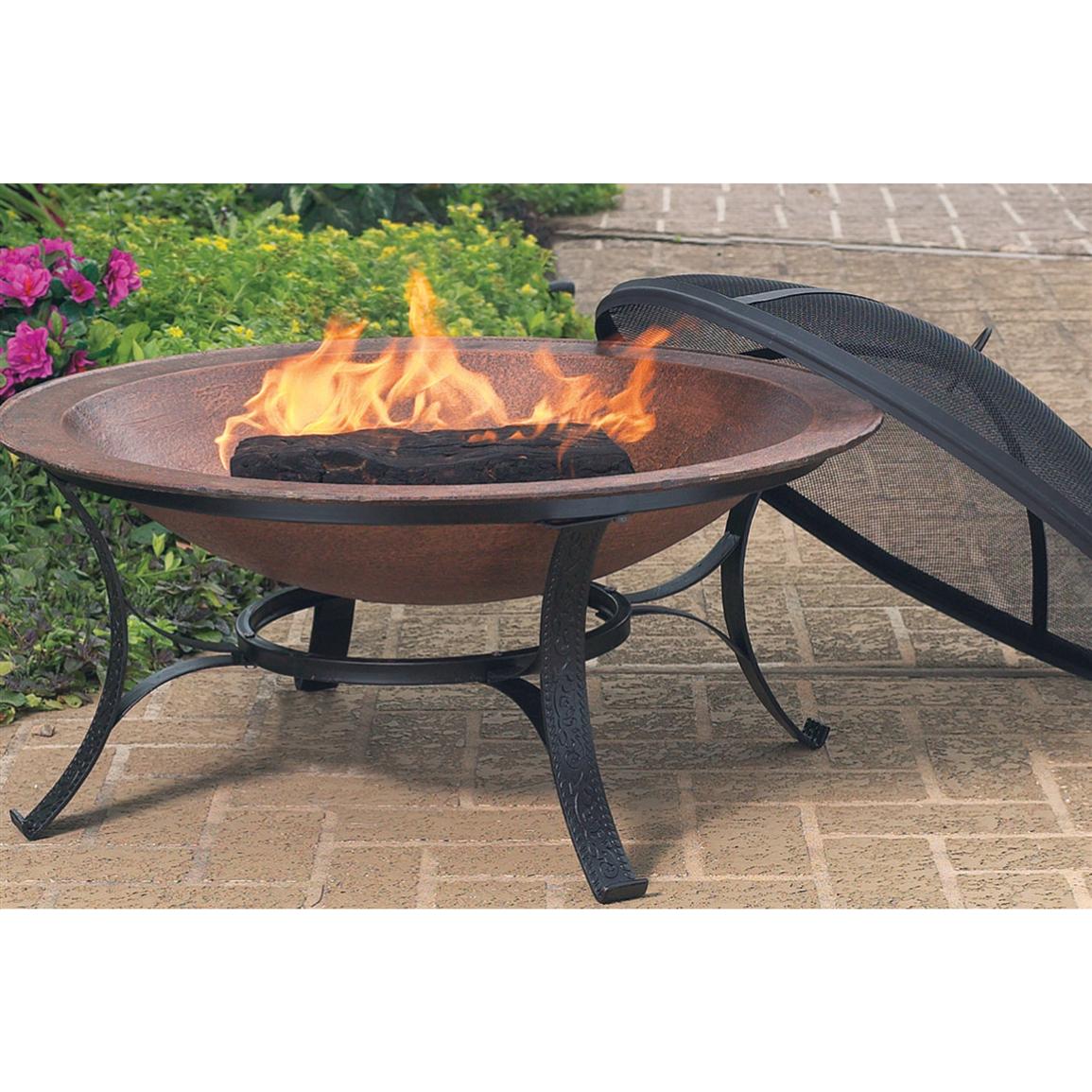 CobraCo® Copper Fire Pit - 175260, Fire Pits & Patio Heaters at Sportsman's  Guide