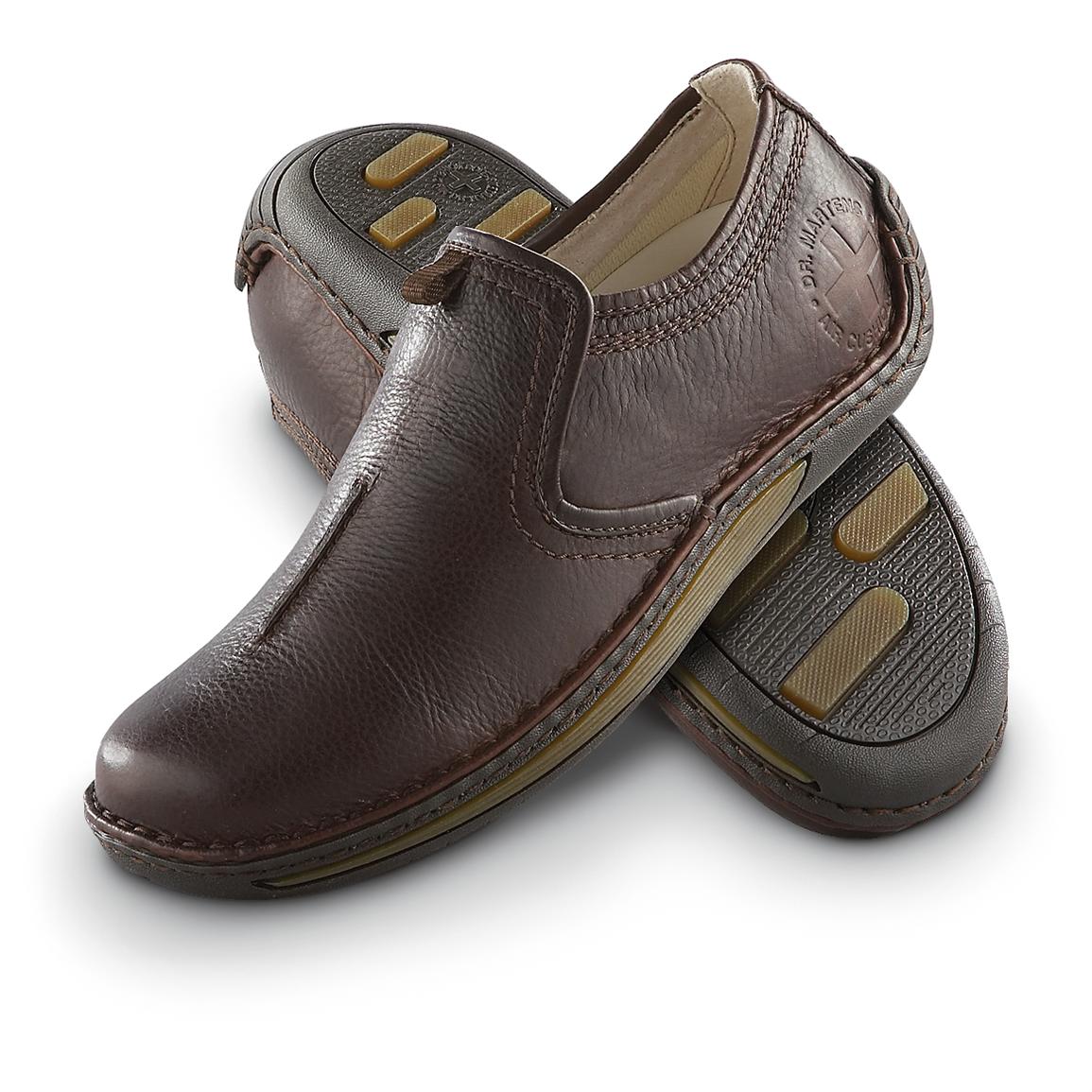 Men's Dr. Martens™ Kansas Slip - ons, Dark Brown - 175296, Casual Shoes ...
