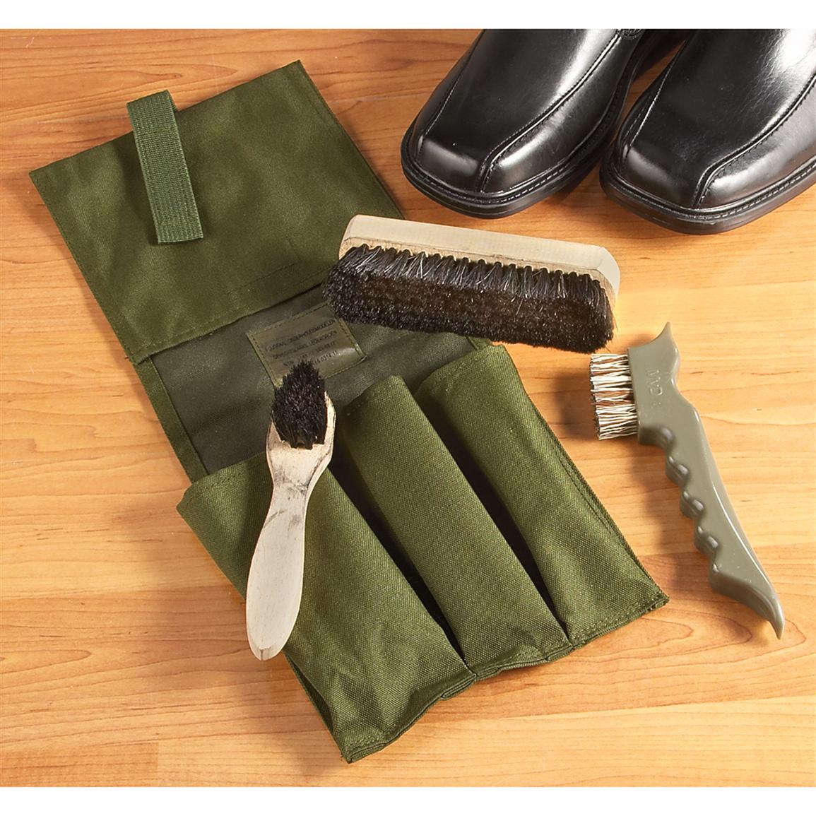 military shoe polish kit