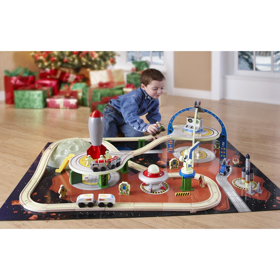 60 - Pc. KidKraft® Space Train Set - 175765, Toys at ...