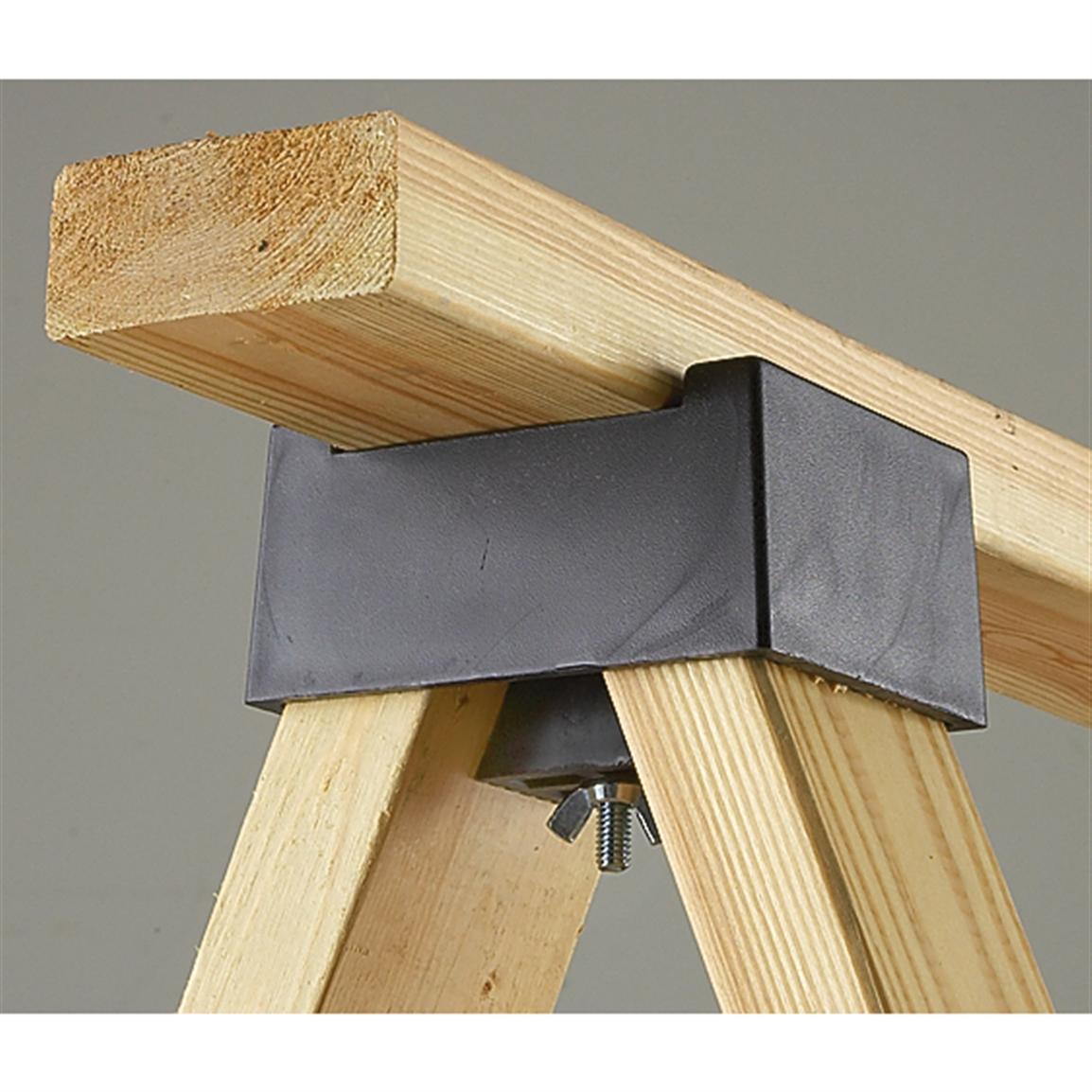 3 Pairs Fulton® Saw Horse Brackets 176085, Garage & Tool Accessories