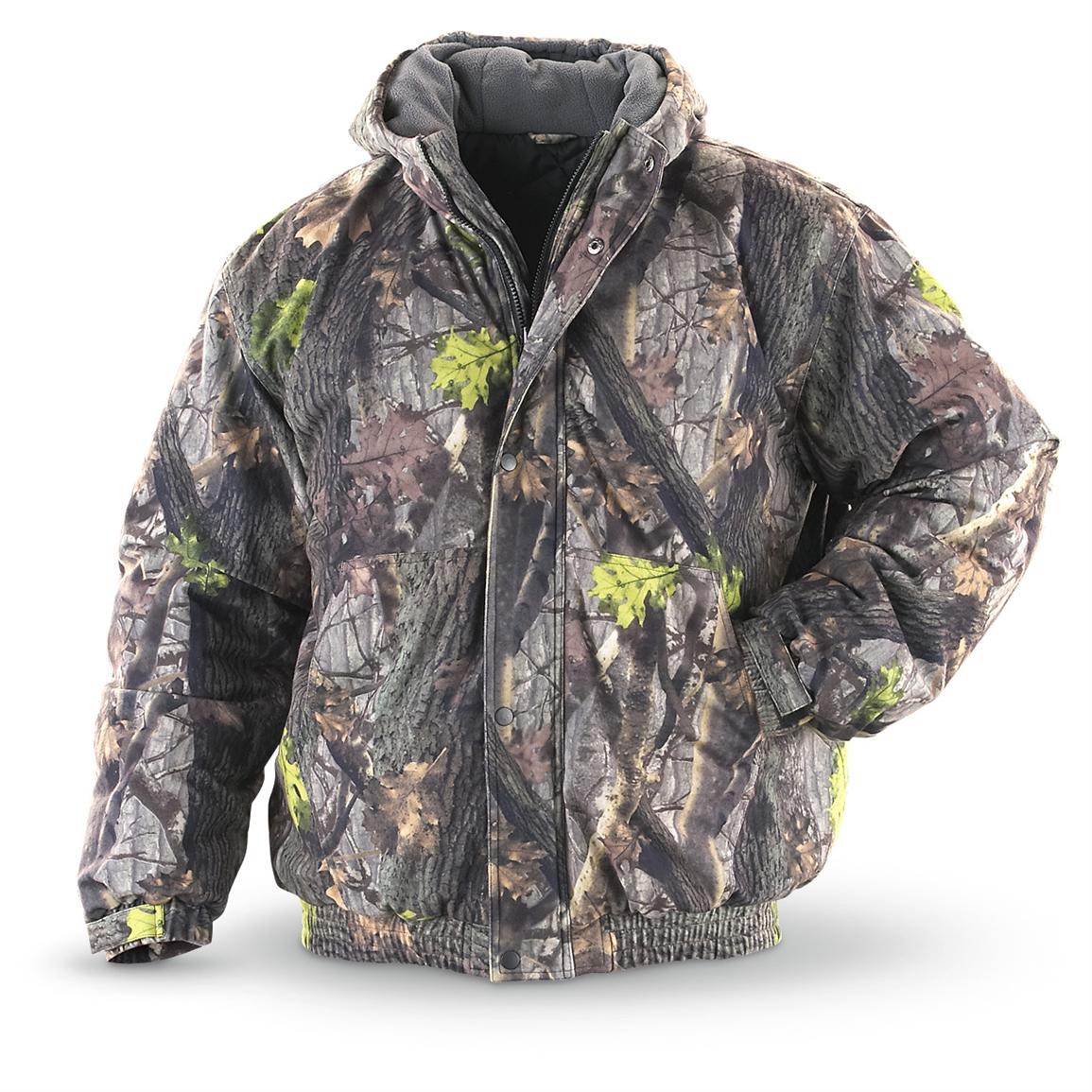 Sporto® Camo Hooded Jacket, Camo 176203, Camo Jackets at Sportsman's