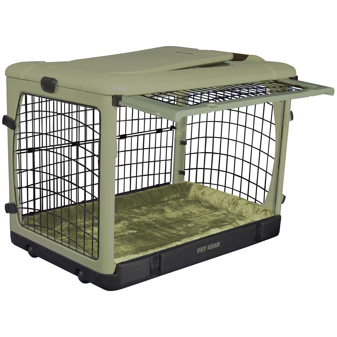 Pet Gear® The Other Door Steel Crate with Plush Pad ...