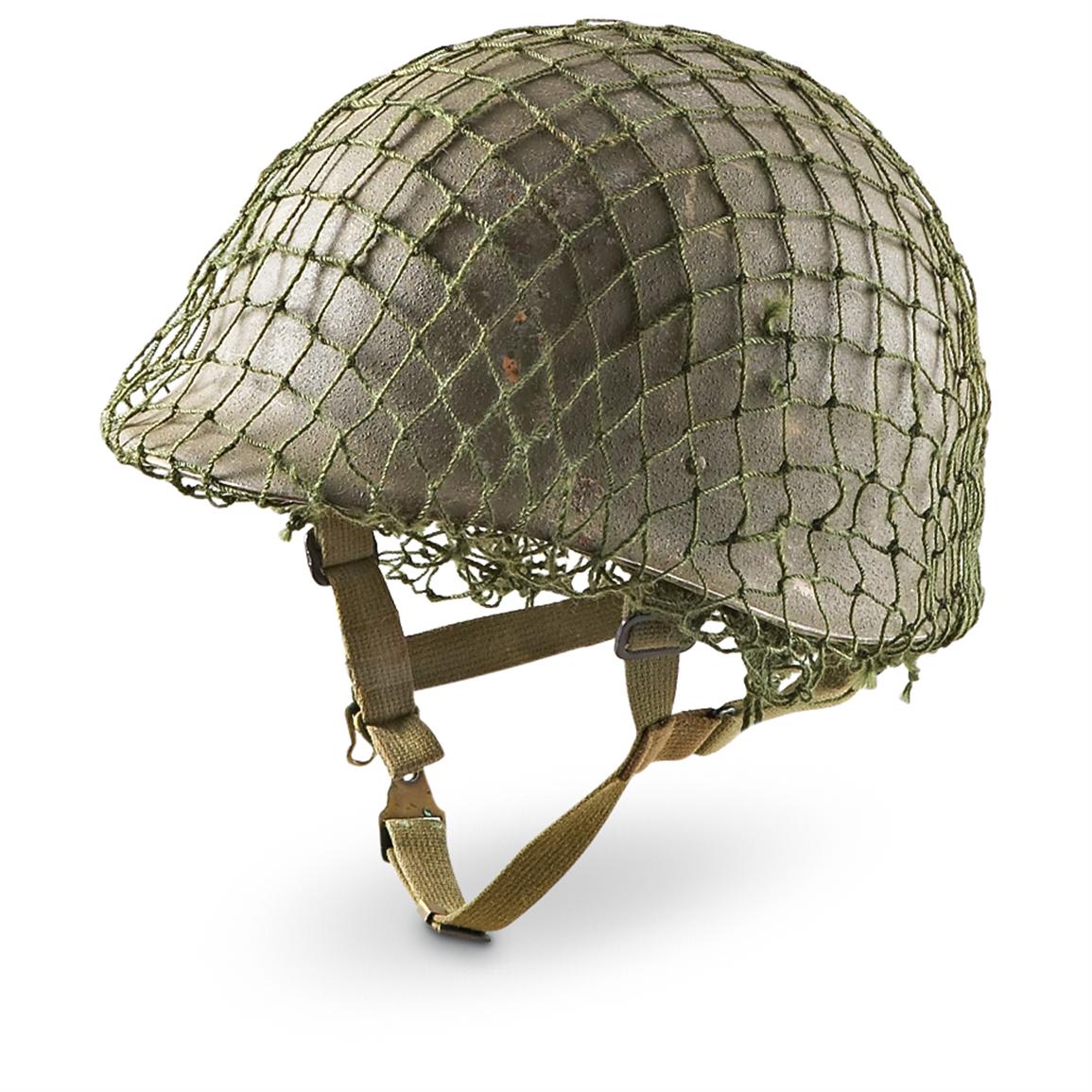 Used German Military Steel Helmet 176718, Helmets & Accessories at Sportsman's Guide