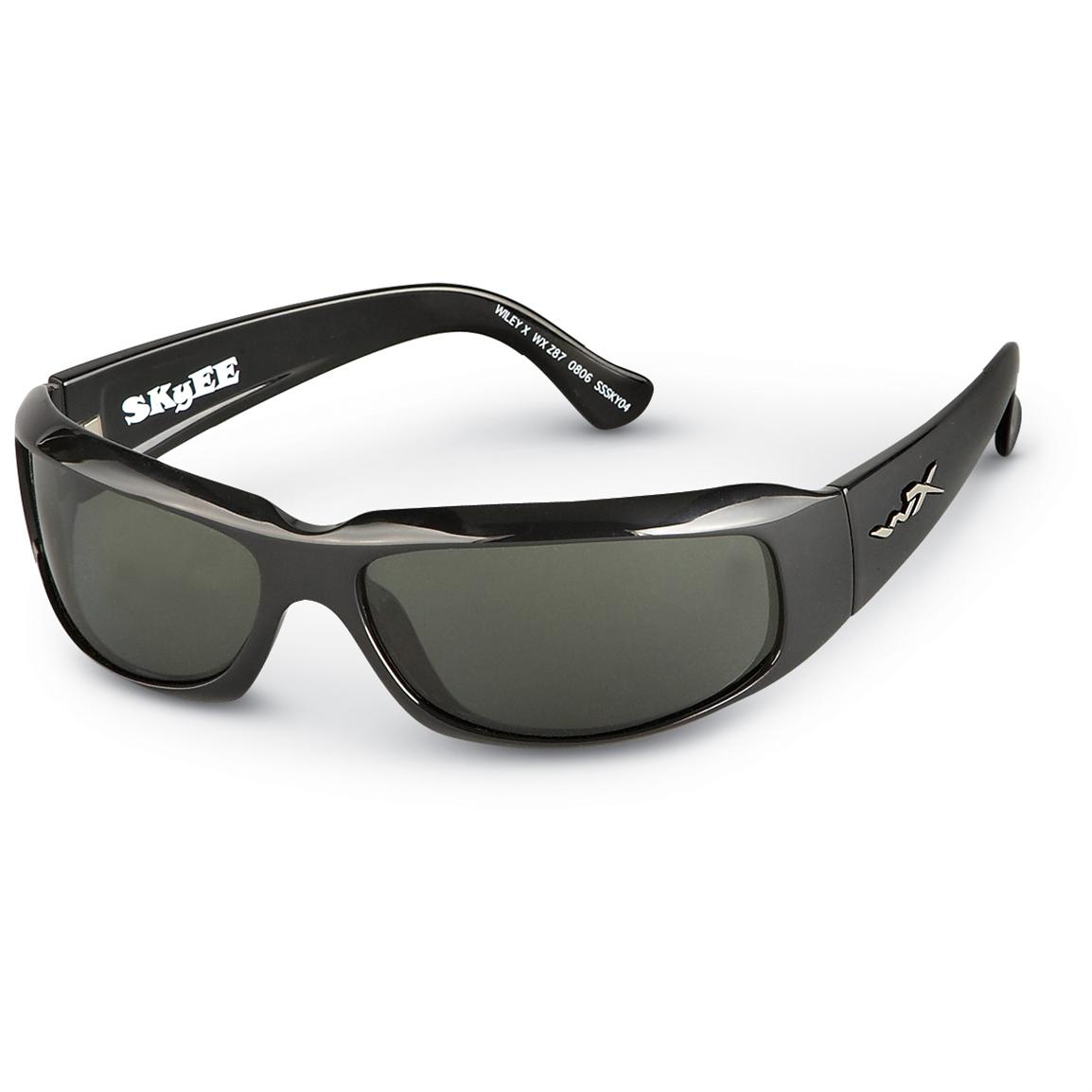 Wiley X® Skyee Italian Polarized Riding Sunglasses - 176807, Sunglasses ...