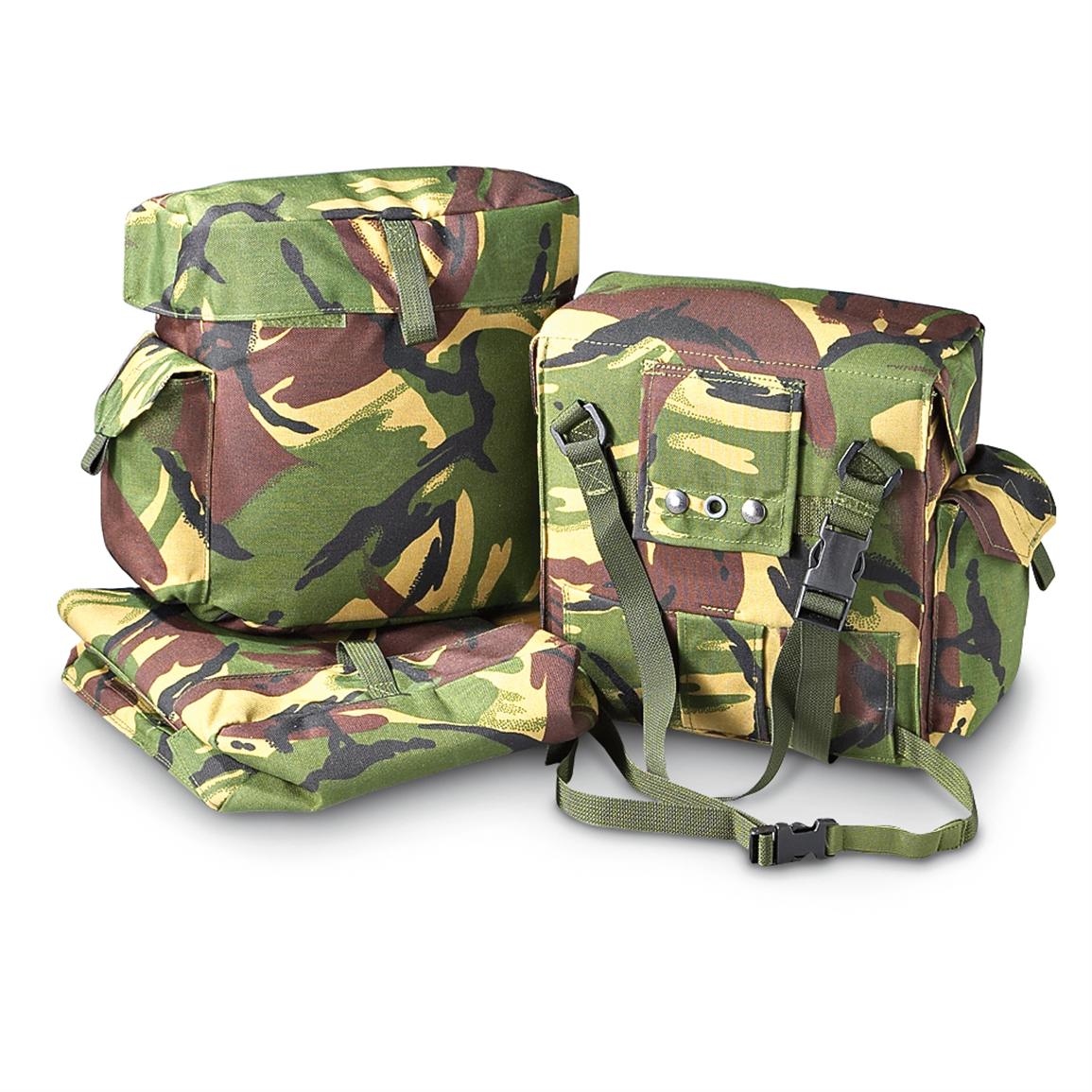 3 New British Gas Mask / Shoulder Bags, DPM Camo 176926, Shoulder