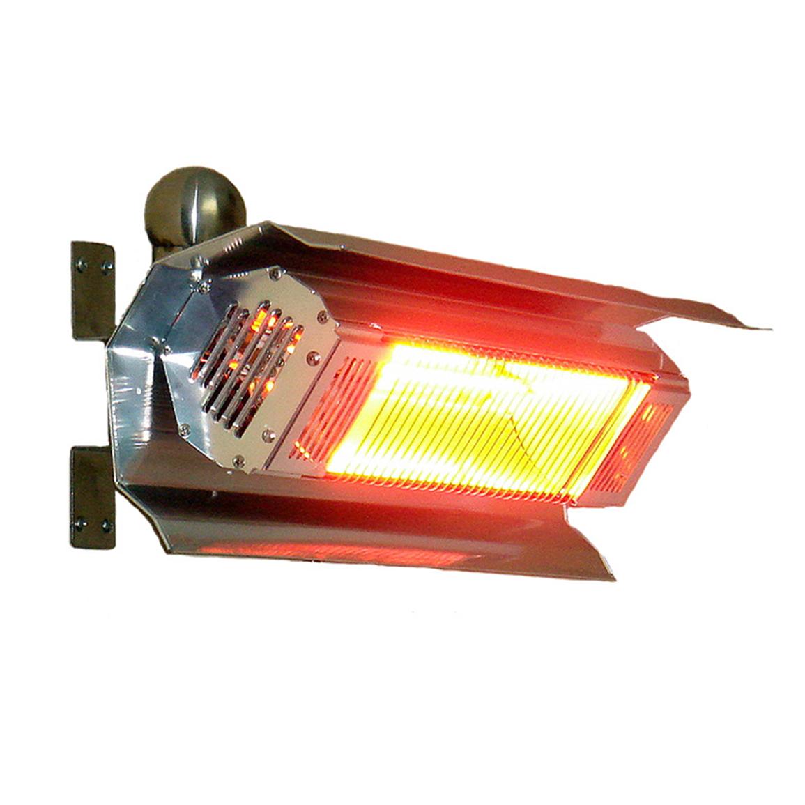 Fire Sense Stainless Steel Wall - mounted Infrared Patio Heater Stainless Steel Wall Mounted Infrared Patio Heater