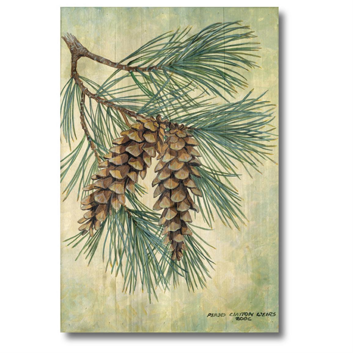 Wood Graphixs, Inc. Pine Cone Wall Art - 177316, Wall Art at Sportsman ...